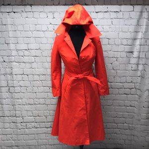 Amazing orange 1970’s trench coat